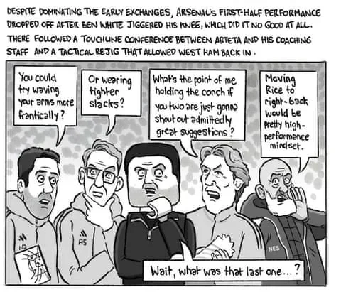 David Squires on … Arsenal, West Ham and a Royal Rumble for the ages, panel 4